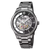 Zegarek męski Festina z ażurową tarczą, mechanizmem automatycznym i szafirowym szkłem, srebrna bransoleta ze stali szlachetnej