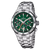 Zegarek męski Festina Chrono Bike z zieloną tarczą, chronografem i bransoletą ze stali szlachetnej