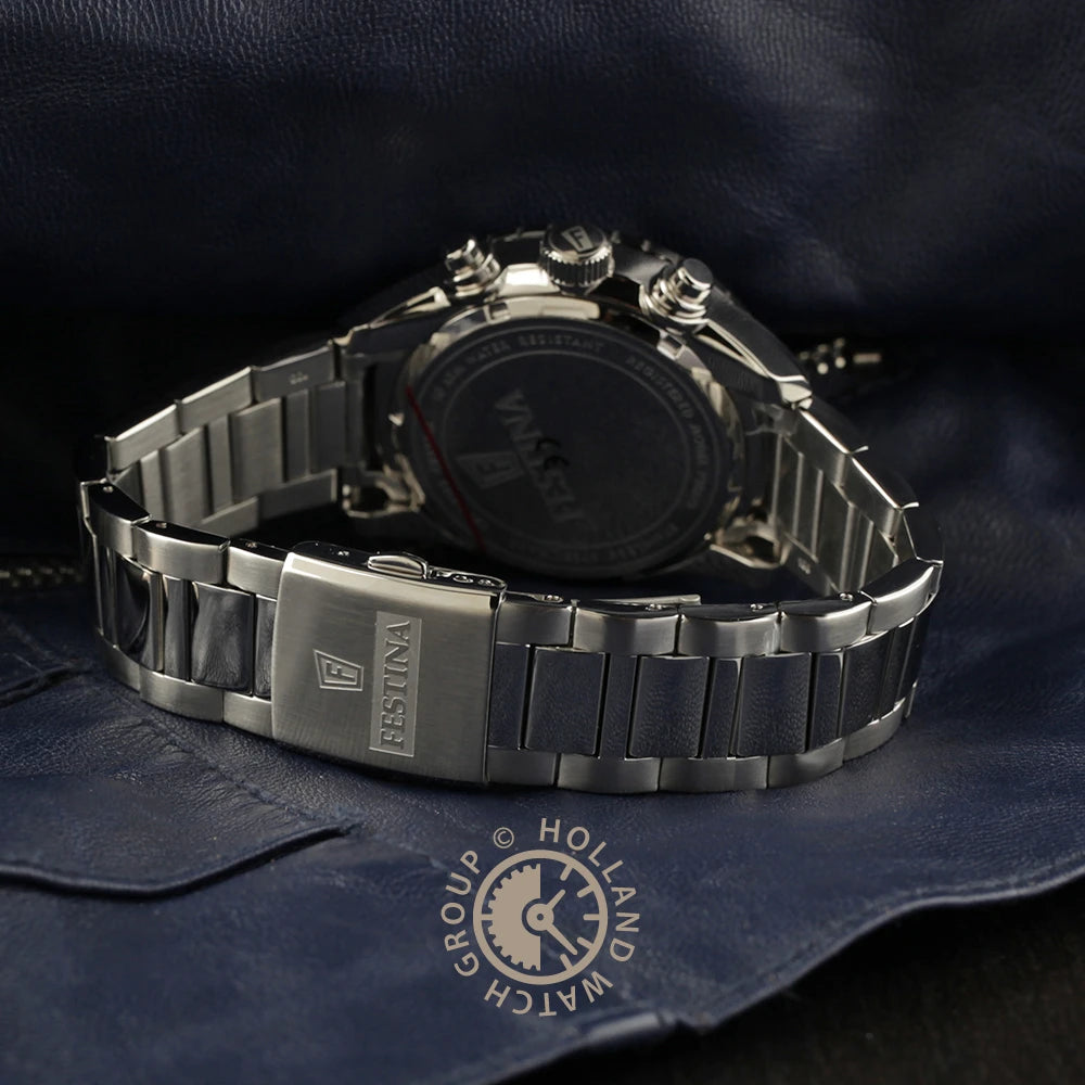 Festina Ceramic F20575/3 Herrenuhr • Keramik-Lünette • Saphirglas