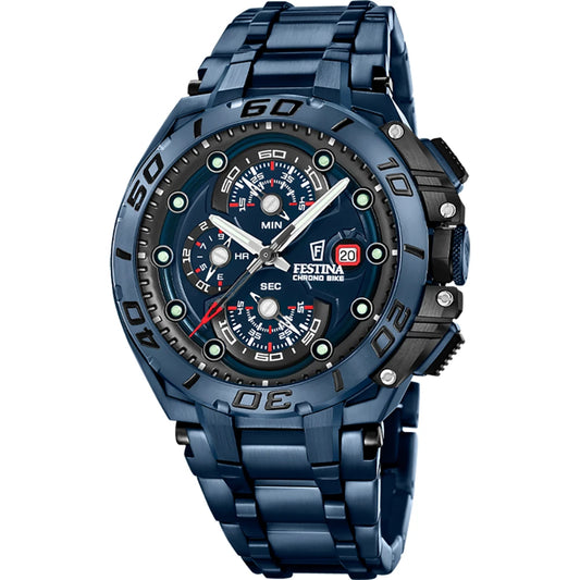 Festina Chrono Bike F20757/1 Herrenuhr • Saphir • 20 Bar