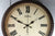 AMS Horloge murale 42x42x8 cm Métal • Mouvement radio-piloté silencieux • Chiffres romains