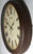AMS Horloge murale 42x42x8 cm Métal • Mouvement radio-piloté silencieux • Chiffres romains