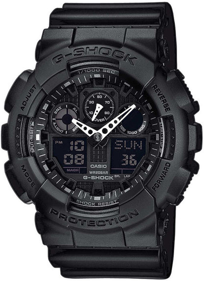 Casio G-Shock GA-100-1A1ER Herren Uhr • Stoßfest • 20 Bar Wasserdichtigkeit