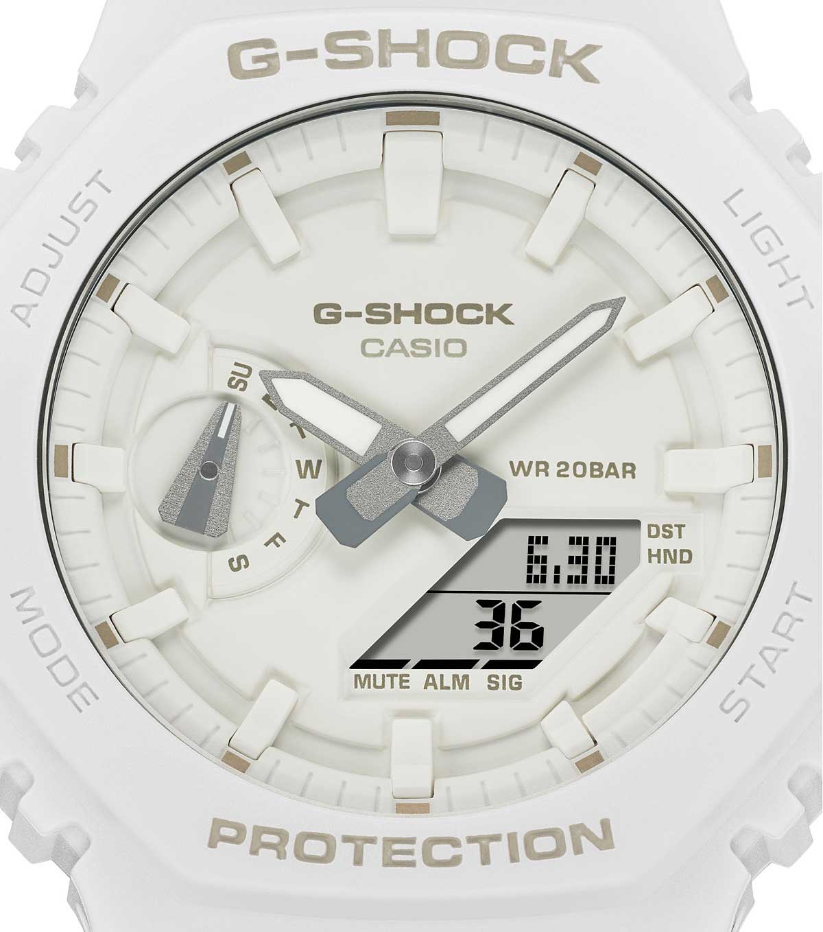 Casio G-Shock GA-2100-7A7ER Unisex Uhr • Stoßfest • Robustes Design