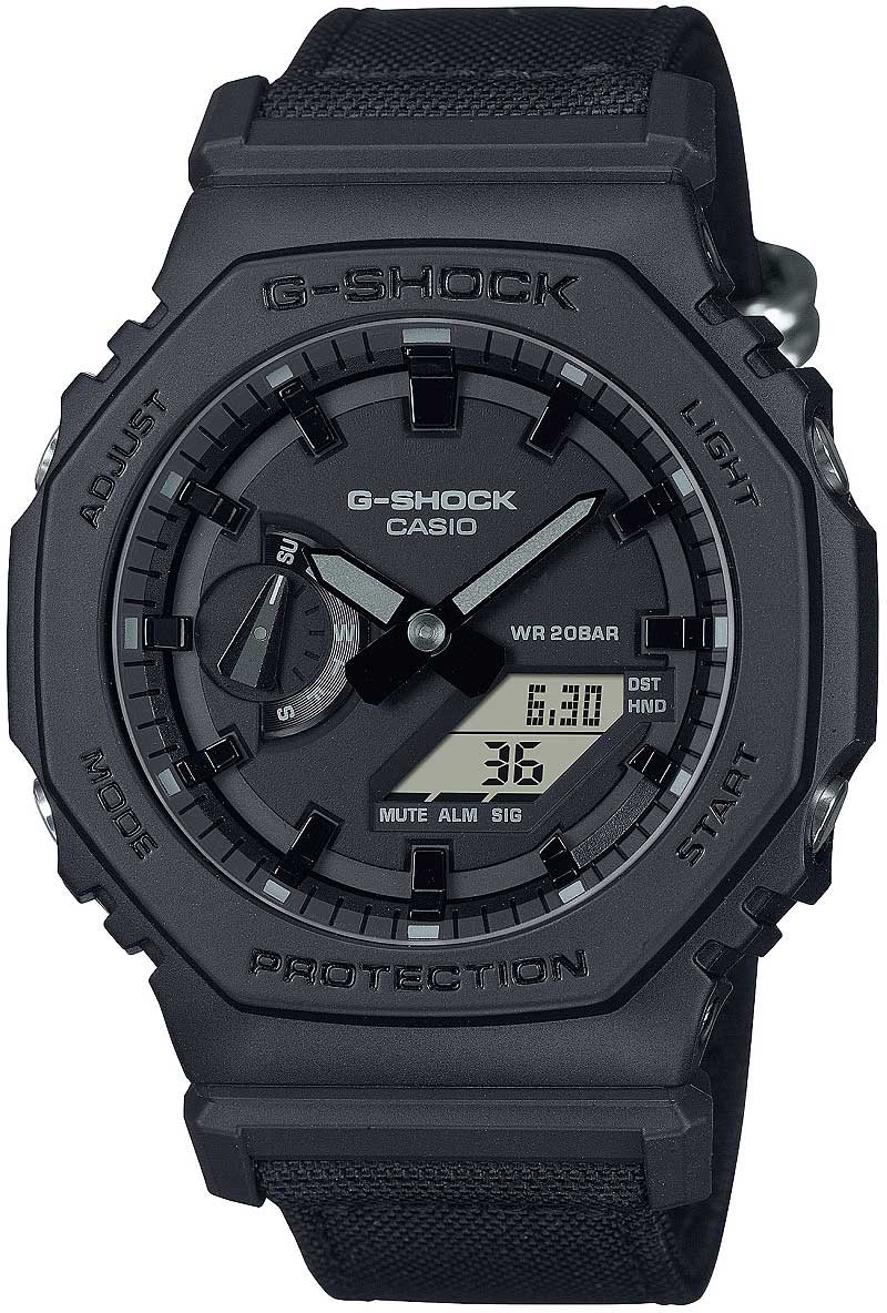 Casio G-Shock GA-2100BCE-1A Herren Uhr • 20 Bar • Chronograph