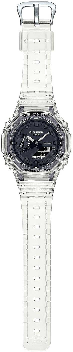 Montre Casio G-Shock GA-2100SKE-7AER pour homme • Carbon Core Guard • Heure universelle