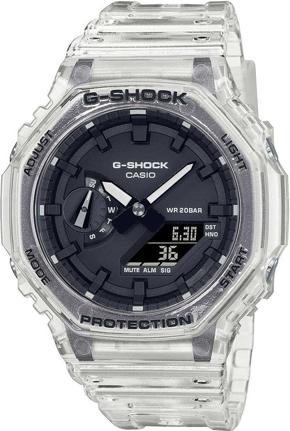 Montre Casio G-Shock GA-2100SKE-7AER pour homme • Carbon Core Guard • Heure universelle