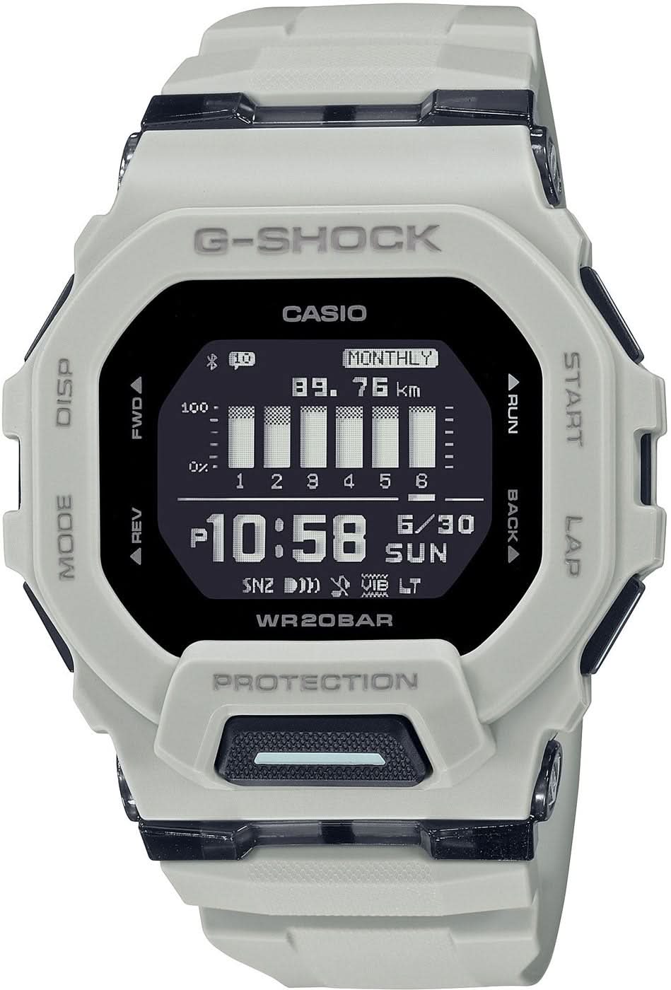 Montre Unisexe Casio G-SHOCK GBD-H2000-1A9 • Smartwatch & GPS • Chargement Solaire & USB