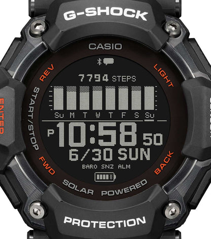 Casio G-SHOCK GBD-H2000-1AER Herren Uhr • Solarladung • Herzfrequenzmessung