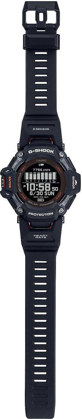Casio G-SHOCK GBD-H2000-1AER Herren Uhr • Solarladung • Herzfrequenzmessung