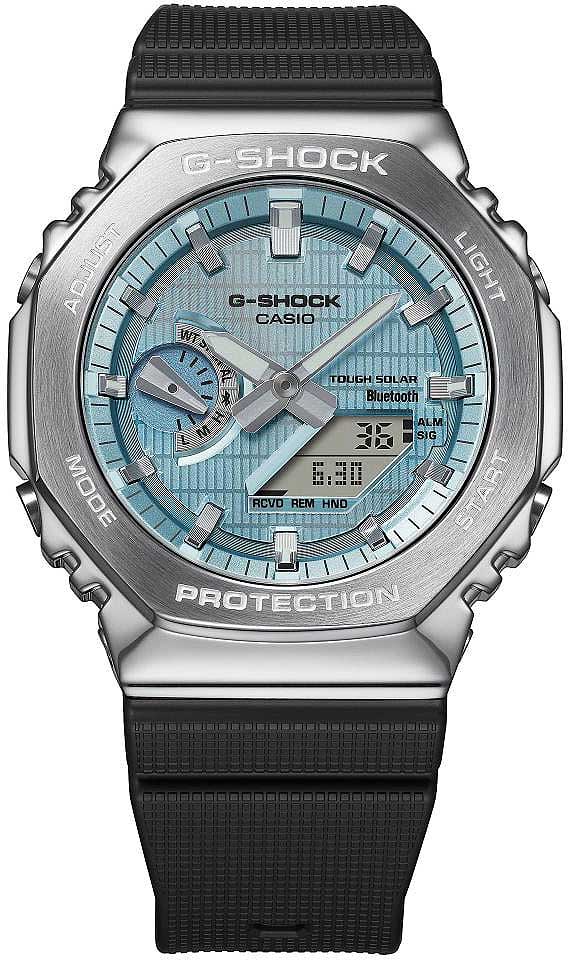 Casio G-Shock G-Steel GBM-2100A-1A2ER Herren Uhr • Solarbetrieb • Bluetooth