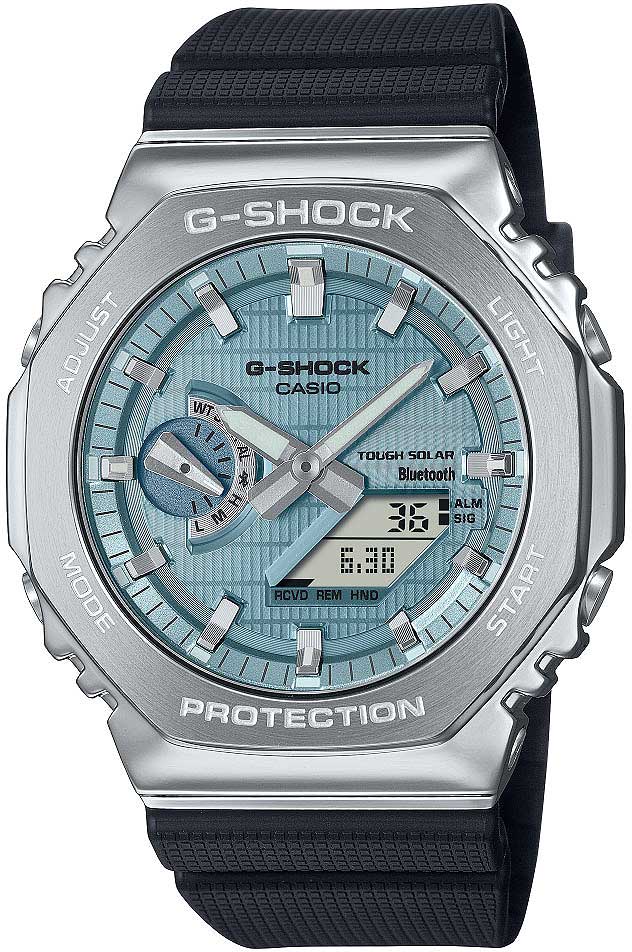 Casio G-Shock G-Steel GBM-2100A-1A2ER Herren Uhr • Solarbetrieb • Bluetooth