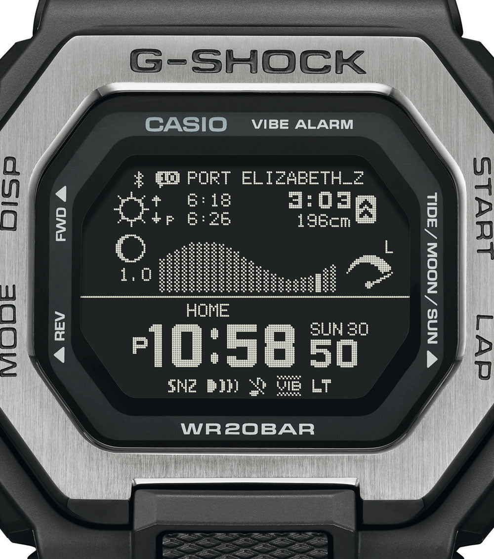 Casio G-SHOCK G-LIDE GBX-100 GBX-100TT-8ER Uhr • Smartphone-Linked • 20 Bar Wasserdichtigkeit