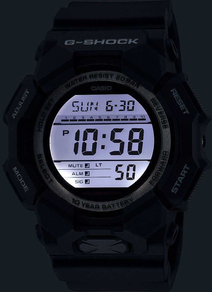 Casio G-Shock GD-010-1ER Herren Uhr • 10 Jahre Batterielaufzeit • 200m Wasserdichtigkeit