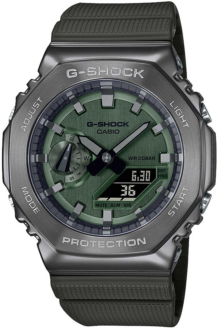 Casio G-Shock GM-2100B-3AER Herren Uhr • Stoßfest • 20 Bar Wasserdicht