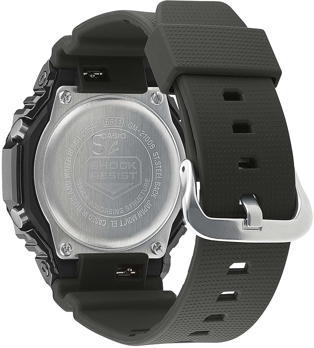 Casio G-Shock GM-2100B-3AER Herren Uhr • Stoßfest • 20 Bar Wasserdicht