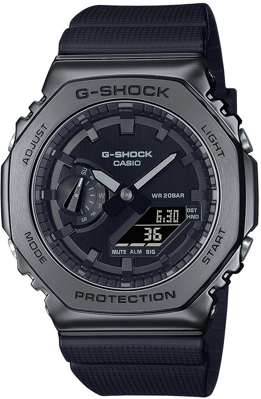 Casio G-Shock 2100 Series GM-2100BB-1AER Uhr • Stoßfest • Mineralglas