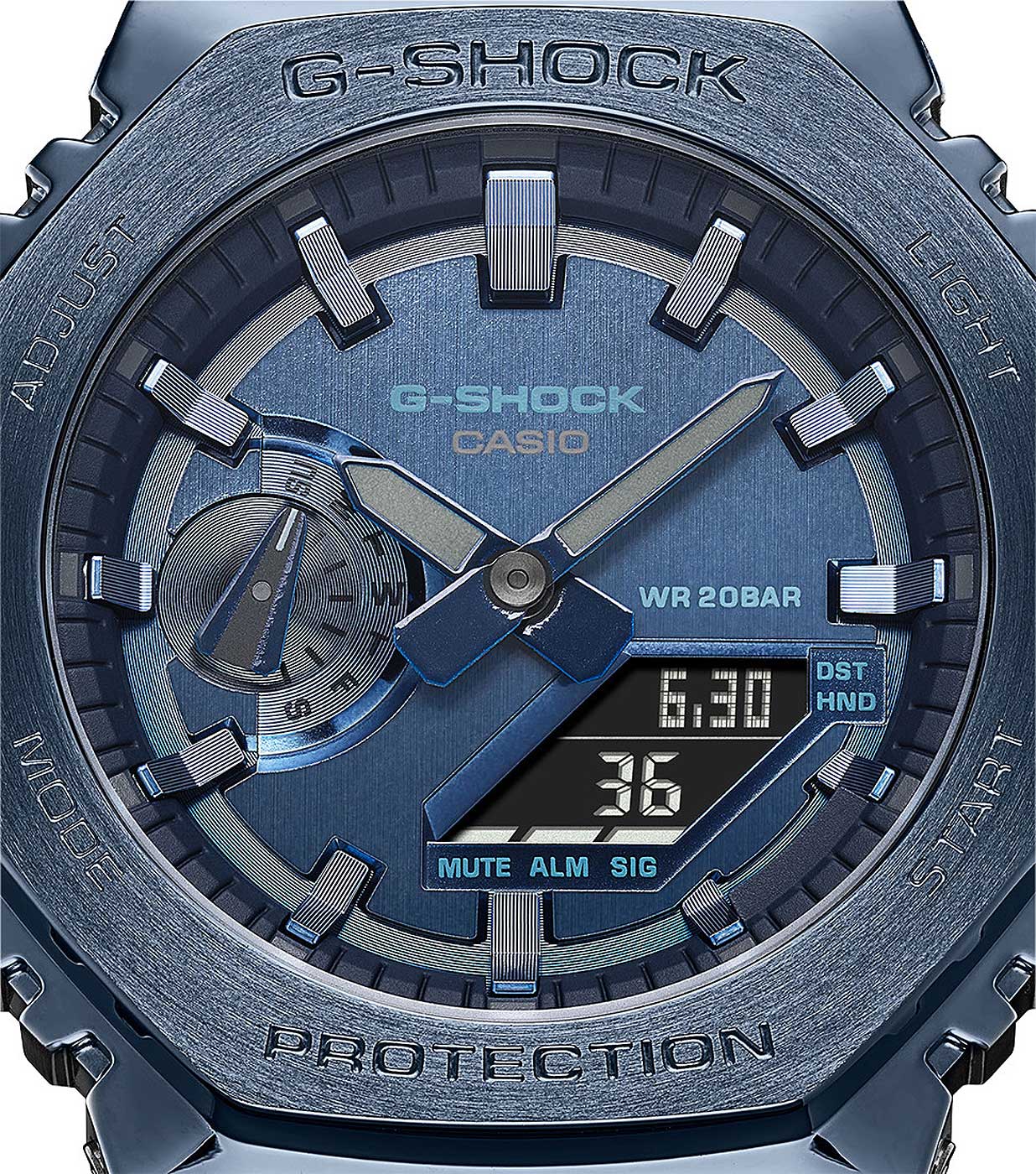 Casio G-Shock GM-2100N-2AER Herren Uhr • Quarz-Uhrwerk • Stoßfest