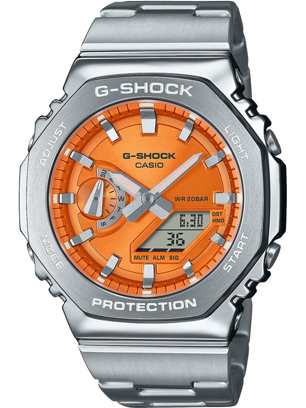 Casio G-Shock GM-2110D-4AER Men's Watch • Extreme Shock Resistance • Stainless Steel Design