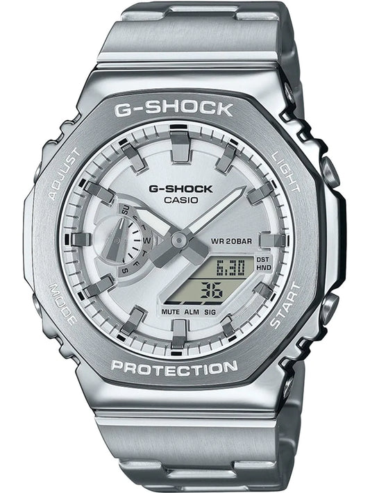 Casio G-Shock GM-2110D-7AER Men's Watch • Elegant Full-Metal Design • Shock-Resistant