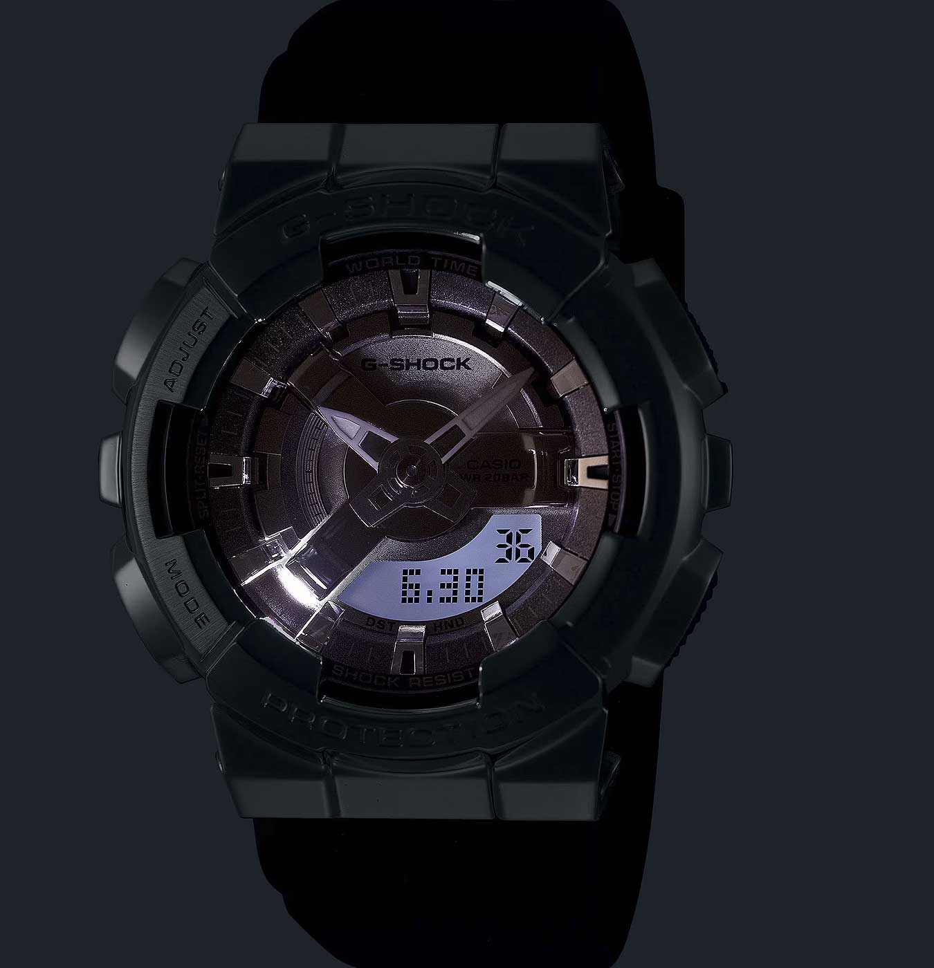 Casio G-Shock GM-2100-1AER Herren Uhr • Stoßfest • 20 Bar Wasserdichtigkeit