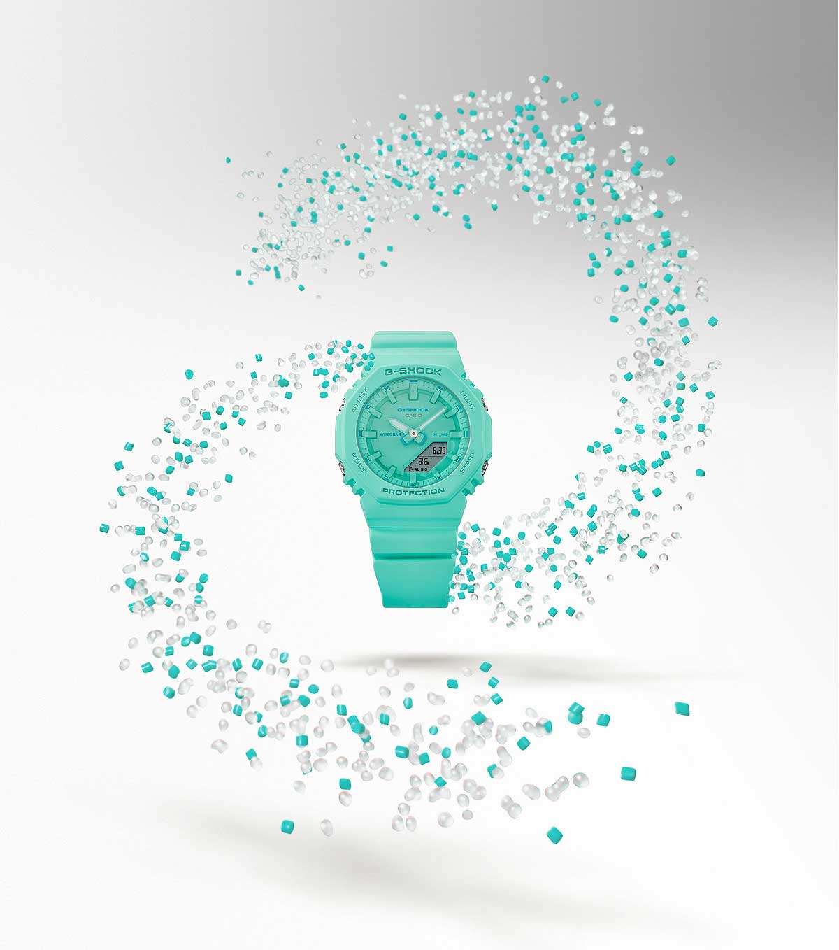 Casio G-SHOCK GMA-P2100-2A Uhr • Digital-Analog Anzeige • Kompaktes Design