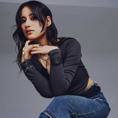 Casio G-SHOCK GMA-S2100 GMA-P2100BB-1AER Damen Uhr • Carbon Core Guard Gehäuse • 20 Bar Wasserdichtigkeit