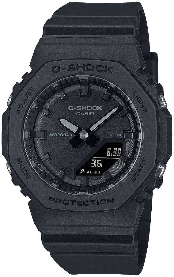 Casio G-SHOCK GMA-S2100 GMA-P2100BB-1AER Damen Uhr • Carbon Core Guard Gehäuse • 20 Bar Wasserdichtigkeit