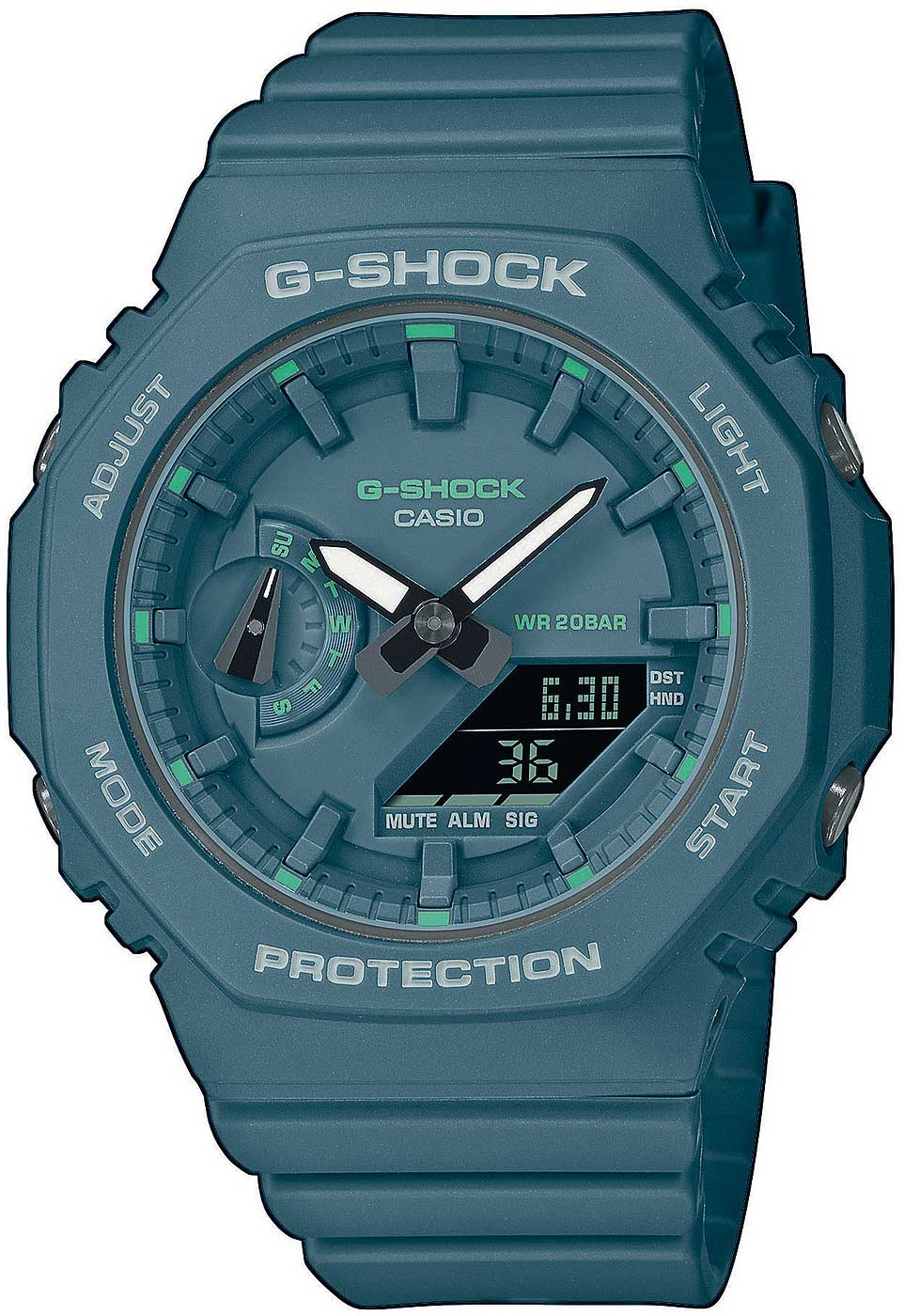 Casio G-Shock Classic GMA-S2100GA-3AER Damen Uhr • Robustes G-Shock Design • Analog-Digital Quarzwerk