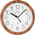 Horloge murale JVD 35 cm Ø plastique • Mouvement à quartz silencieux • Design épuré