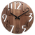 JVD Wall Clock 40 cm Ø Wood • Silent Quartz Movement • Modern Design