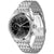 Zegarek BOSS Stratus Chronograph z datownikiem, czarna tarcza, bransoleta ze stali szlachetnej