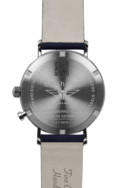 Bauhaus 2112-3 Herrenuhr • Solar-Antrieb • Made in Germany