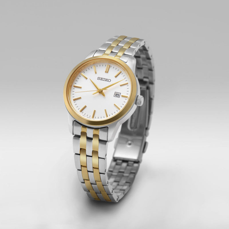 Montre pour femme Seiko SUR410P1 • Mouvement à quartz précis • Verre minéral