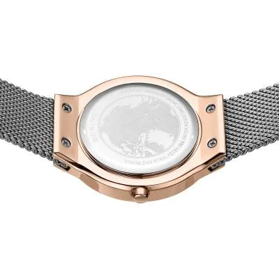 Montre pour femme Bering 12131-369-GWP • Verre saphir • Mouvement à quartz précis
