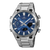 Zegarek męski Casio EDIFICE z niebieską tarczą i bransoletą ze stali szlachetnej