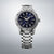 Zegarek męski Seiko Presage z niebieską tarczą i metalową bransoletą