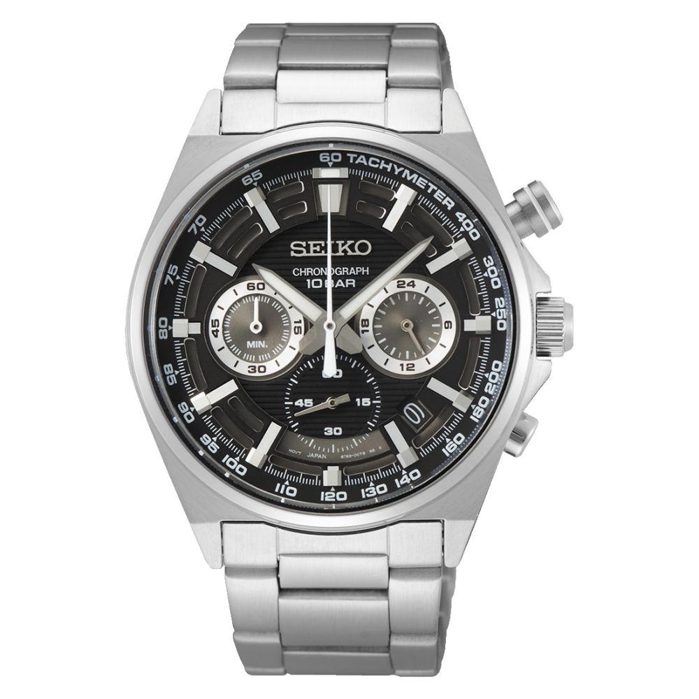 Montre pour homme Seiko SSB397P1 • Calibre à quartz 8T63 • Verre Hardlex