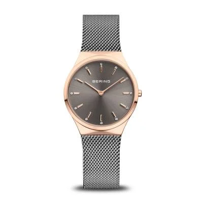 Montre pour femme Bering 12131-369-GWP • Verre saphir • Mouvement à quartz précis