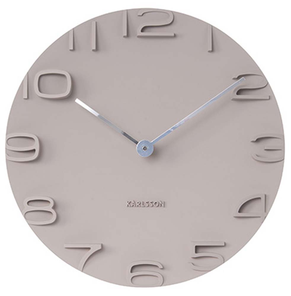 Karlsson Wall Clock 42 cm Ø Plastic • Silent • Modern Design