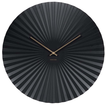Horloge murale Karlsson 50x50x6,5 cm Métal • Design moderne • Affichage du calendrier