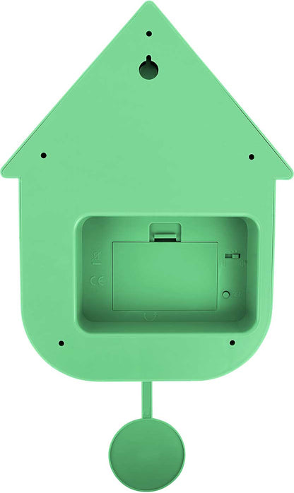 Karlsson Wall Clock 41x21.5x8.5 cm Plastic • Modern Cuckoo Function • Automatic Night Shut-off