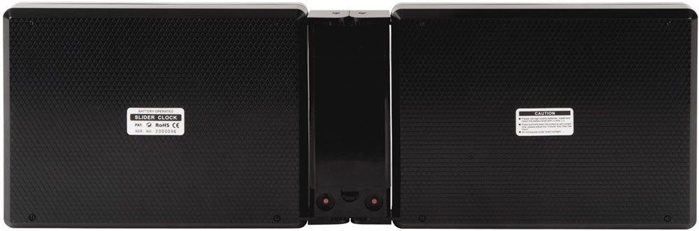 Karlsson Wall Clock 20x60x4 cm Plastic • Modern Flip Design • Clear Digital Time Display