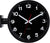Karlsson Wall Clock 38x38x13 cm Aluminium • Minimalist Design • Precise Quartz Movement