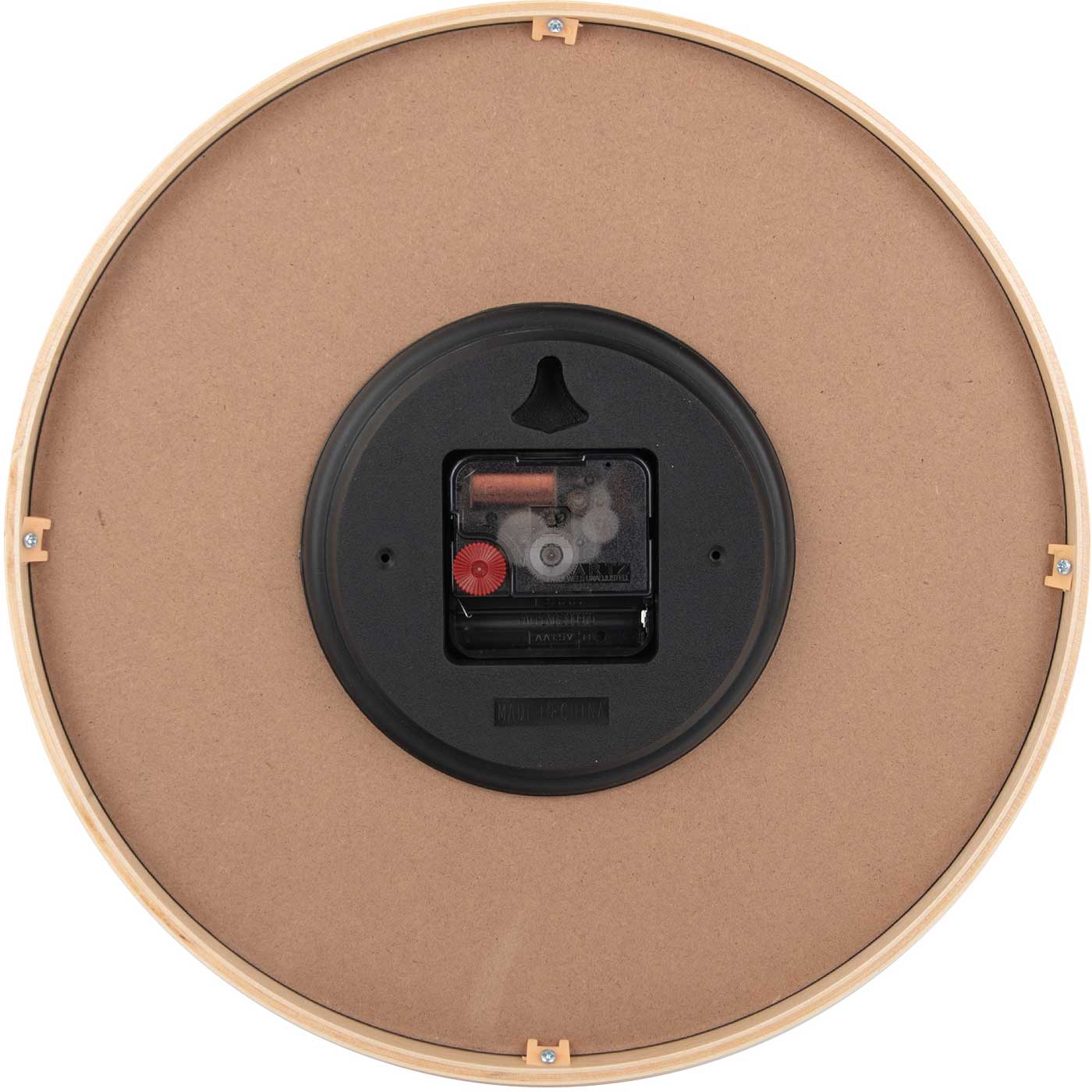 Karlsson Wall Clock 30 cm Ø Wood • Modern Design • Quartz Movement