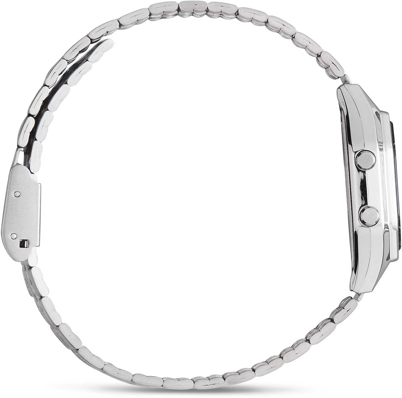 Casio Vintage LA680WEA-7EF Unisex Uhr • Edelstahlarmband • Stoppuhr