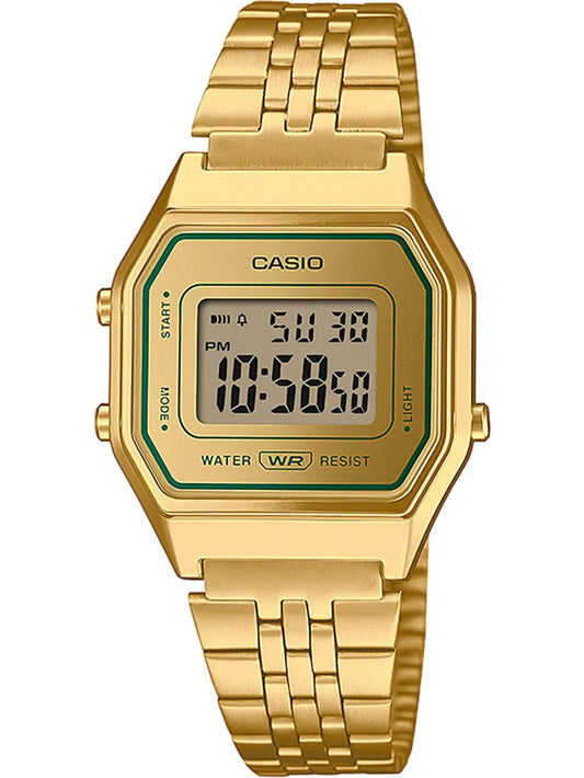 Casio Vintage LA680WEGV-9AEF Damenuhr • Kultiges Retro-Design • Gold-Finish