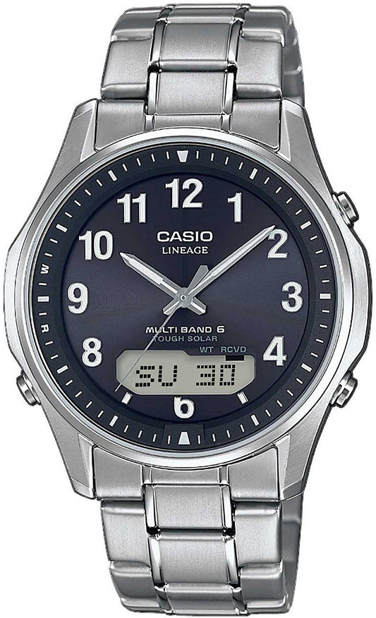 Montre Homme Casio Classic LCW-M100TSE-1AER • Radio-pilotée solaire • Verre saphir