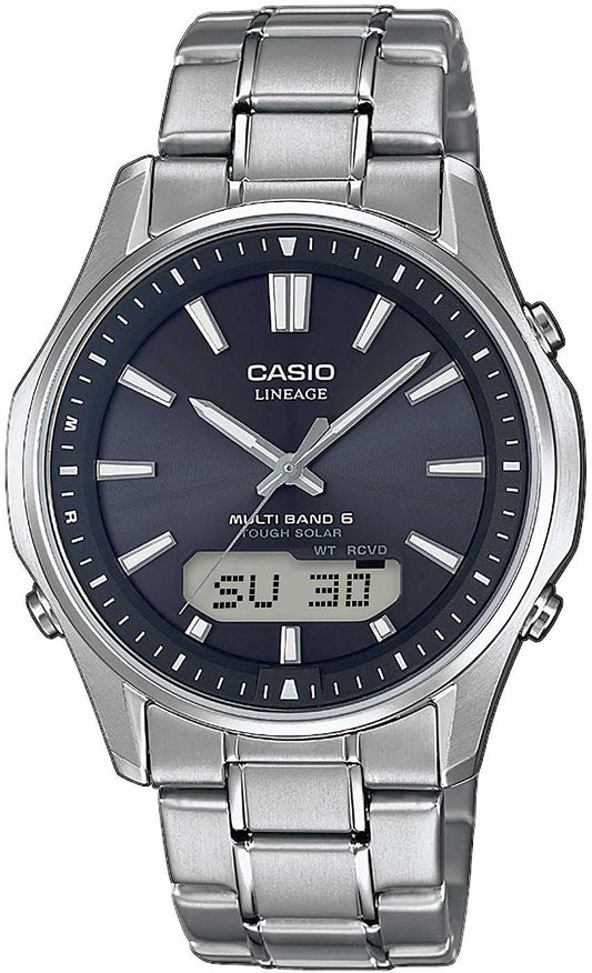 Montre pour homme Casio LCW-M100TSE-1AER • Radio-pilotée solaire • Verre saphir