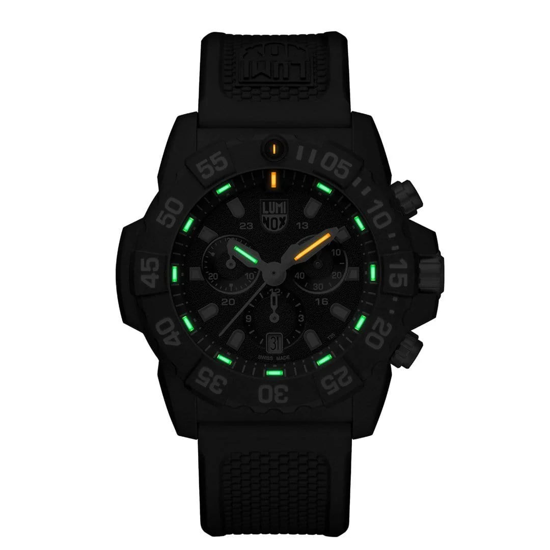 Luminox Pacific Diver Chronograph XS.3581.SIS Men's Watch • LLT Technology • Carbonox Bezel